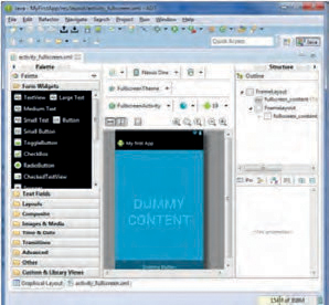 Περιβάλλον ανάπτυξης εφαρμογών για φορητές συσκευές με Android