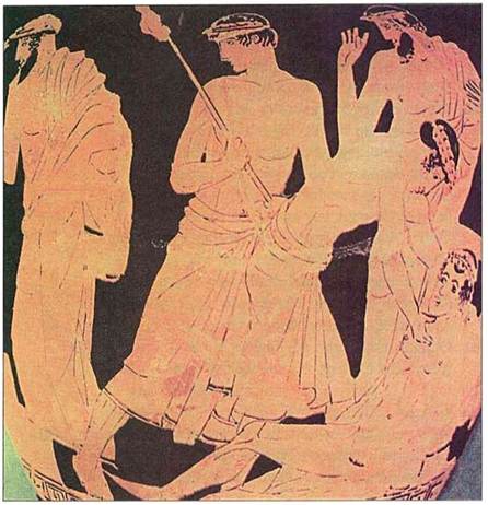 Ο Φιλοκτήτης πληγωμένος