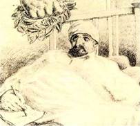 «Γκυγιώμ Απολλιναίρ» σχέδιο του Αλμπέρτο Σαβίνιο