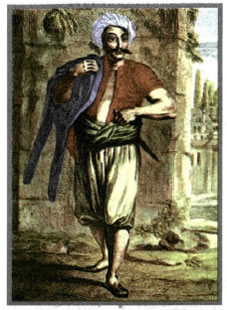 Τα πληρώματα του οθωμανικού στόλου, οι γνωστοί λεβέντες, προέρχονται κυρίως από ναυτολογη- μένους Έλληνες. Αθήνα, Γεννάδειος Βιβλιοθήκη