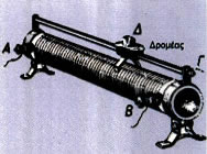 Εικόνα 3.1-34. Ρυθμιστική (μεταβλητή) αντίσταση.