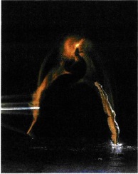 Εικ. 1.4 Ο καταδύτης θέτει σε ταλάντωση το βατήρα. Το πλάτος της ταλάντωσης μειώνεται, λόγω τριβών.