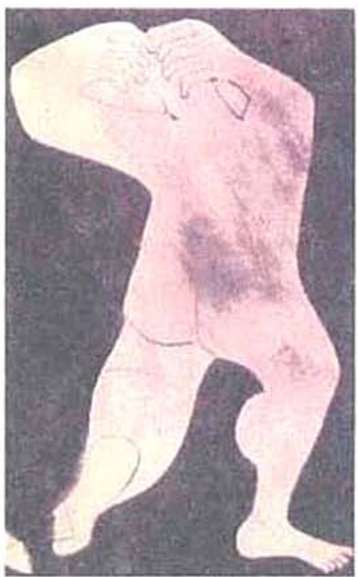 Νίκος Νικολάου (1909-1986), &laquo;Σύνθεση&raquo; (λεπτομέρεια, 1963)