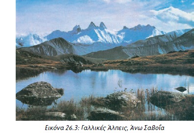 Εικόνα 26.3: Γαλλικές Άλπεις, Άνω Σαβοΐα 