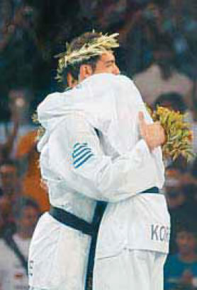 φωτ.6.10. Το «ευ αγωνίζεσθαι» στους Ολυμπιακούς αγώνες της Αθήνας το 2004.