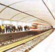 φωτ. 13.9 Το Αττικό Μετρό στην Αθήνα. Το Ευρωπαϊκό Κοινοβούλιο, συγχρηματοδότησε την κατασκευή του (www.metro.gr).