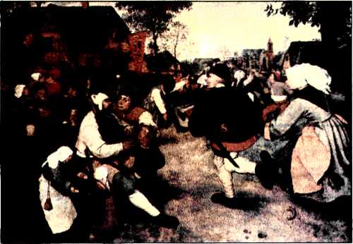 Π. Μπρέγκελ, Αγροτικός χορός (1565)