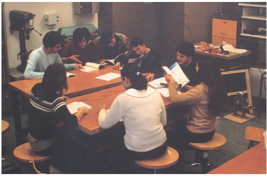 Εικόνα 3.10: Οι μαθητές συζητούν τους τεχνολογικούς τομείς