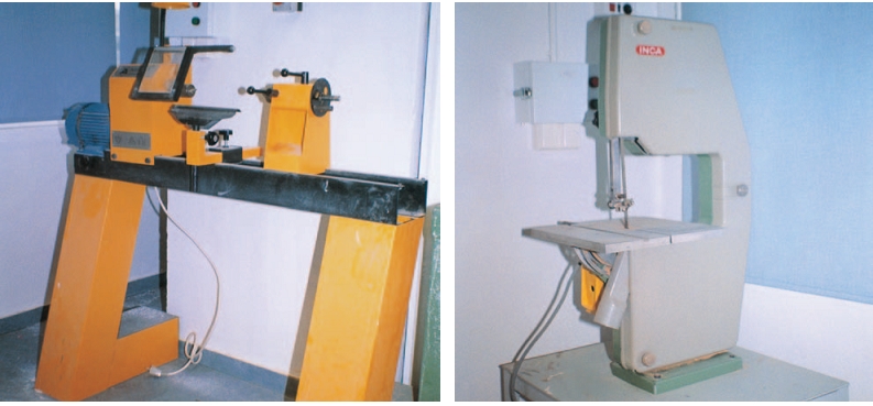 Εικόνα 4.19: Ξυλότορνος και πριονοκορδέλα