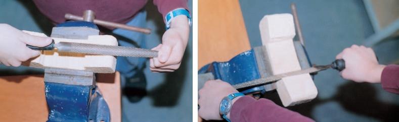 Εικόνα 4.24: Χρήση ράσπας