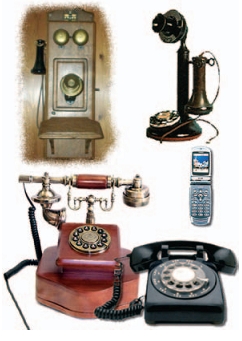 Εικόνα 5.9 : Συσκευές τηλεφώνου σε διάφορες εποχές
