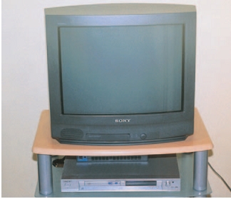 Εικόνα 6.7: Ο μαθητής κατά την παρουσίαση μπορεί να χρησιμοποιήσει προβολή ταινίας