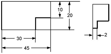 Σχήμα Β-6: Τοποθέτηση διαστάσεων.
