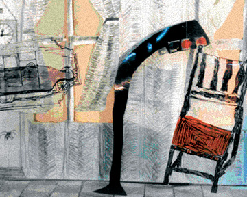 163. «Ο χορός της νύχτας» Κινούμενα σχέδια ζωγραφισμένα σε ζελατίνες από ομάδα παιδιών