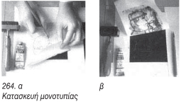 264. α, β Κατασκευή μονοτυπίας
