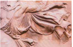 320. Φωτοσκιάσεις σε ύφασμα από τη ζωφόρο του Παρθενώνα