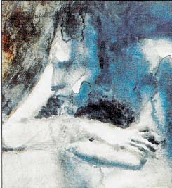 θλιμμένη γυναίκα