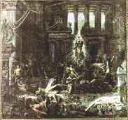 Oι μνηστήρες. Έργο του Γάλλου ζωγράφου Gustave Moreau