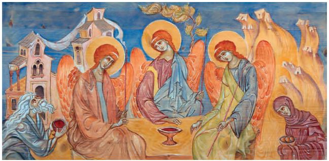 Η φιλοξενία του Αβραάμ, Βάσω Γώγου