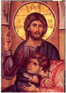 Μυστικός Δείπνος (λεπτομέρεια),Ι.Μ. Βατοπαιδίου (14ος αι.)