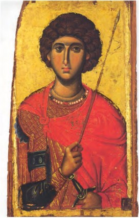 Άγιος Γεώργιος, Ι.Μ. Βατοπαιδίου (14ος αι.)