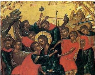 Η προδοσία λεπτομέρεια), Θεοφάνης ο Κρης, Ι.Μ. Ιβήρων (16ος αι.)