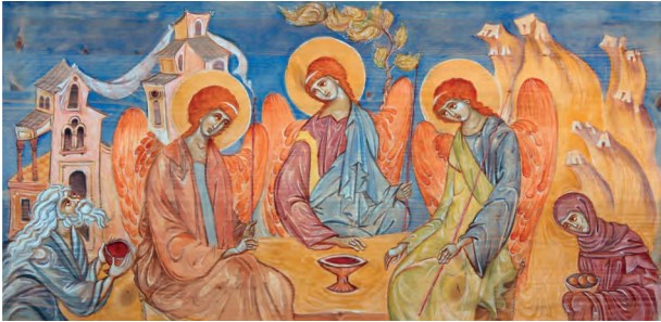 Η φιλοξενία του Αβραάμ, Βάσω Γώγου