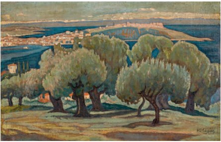 Ελαιόδεντρα στη Μυτιλήνη, Κωνσταντίνος Μαλέας