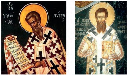 Άγ. Γρηγόριος Νύσσης και Άγ. Γρηγόριος ο Παλαμάς (Μονή της Χώρας)