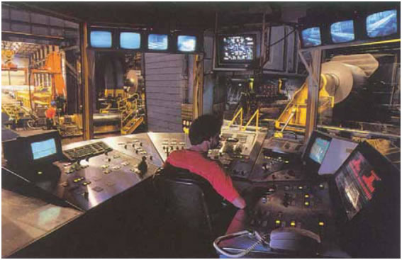 Εικ. 28 Έλεγχος της παραγωγής με σύγχρονα υπολογιστικά συστήματα