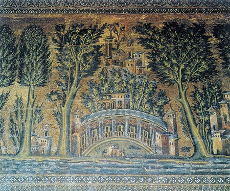 Ψηφιδωτό από το μεγάλο τέμενος της Δαμασκού