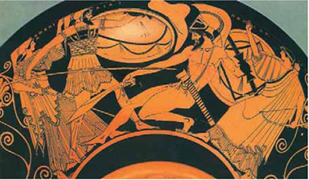 Εικόνα 18. Μονομαχία Αίαντα και Έκτορα.