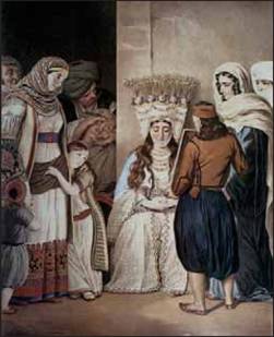 Εικ. 1.10 Ετοιμασία γάμου στην Παλιά Αθήνα (Αθήνα, Γεννάδειος Βιβλιοθήκη)