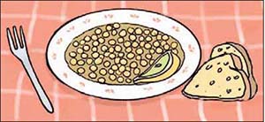 Εικ. 5.7 Οι πρωτεΐνες των οσπρίων και των δημητριακών όταν συνδυάζονται μεταξύ τους δίνουν πρωτεΐνες υψηλής βιολογικής αξίας