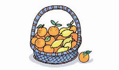 Εικ. 5.18 Τα εσπεριδοειδή αποτελούν την καλύτερη πηγή βιταμίνης C στη δίαιτα του Έλληνα