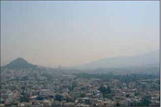 Εικ. 6.8 Η νεφοσκεπής Αθήνα