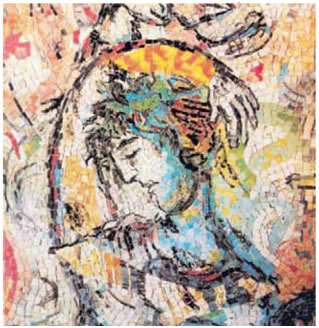 7. Σαγκάλ*, «Το μήνυμα του Οδυσσέα», 1968 (λεπτομέρεια).