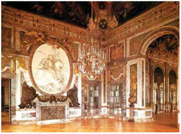 7. «Η Αίθουσα Πολέμου» στο ανάκτορο των Βερσαλιών στο Παρίσι, 17ος αι.