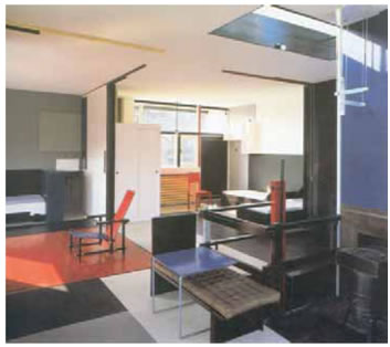 9. «Οικία Σρέντερ» στην Ουτρέχτη, έργο του Ρίτβελντ, 1924.