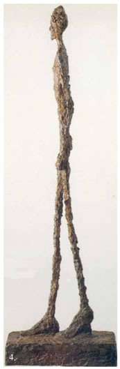 4. Τζιακομέτι, «Ανδρική φιγούρα», 1958.