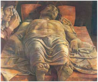 25. Μαντένια, «Ο θρήνος για το νεκρό Χριστό», 1490.