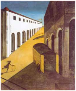 28. Ντε Κίρικο*, «Το μυστήριο και η μελαγχολία ενός δρόμου», 1914.