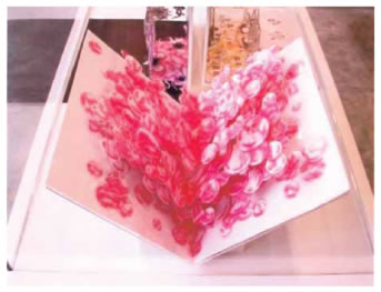 20. Τσόι, «Φυσαλίδες», 2003, έργο με την τεχνική pop up*.