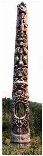 13. «Τρύπα στον ουρανό», τοτέμ από την Αλάσκα.