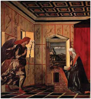 23. Τζιοβάνι Μπελίνι, «Ο Ευαγγελισμός», 1500.