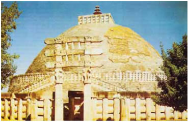 34. Η Μεγάλη Στούπα στο Σανχί της Ινδίας, 1ος μ.Χ. αι