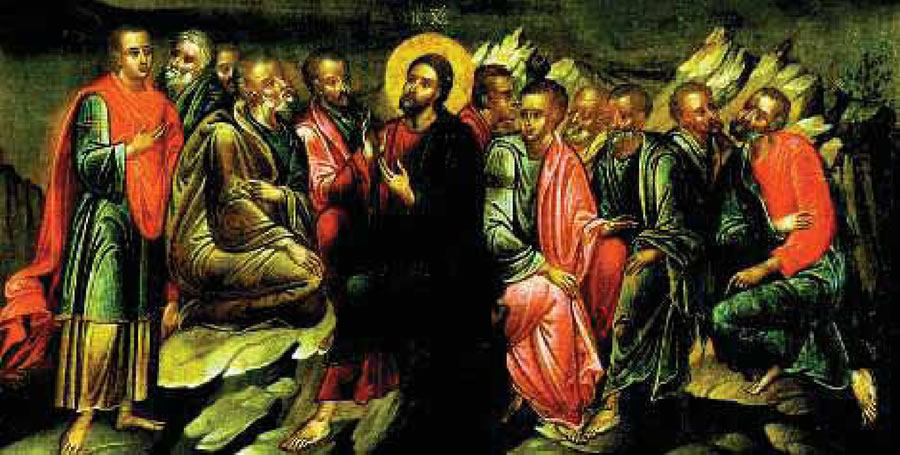 Ο Ιησούς με τους μαθητές. Βενετία, αρχές 17ου αι.