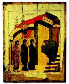 Υπαπαντή του Χριστού. Ρωσική εικόνα του 15ου αι.