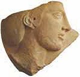 Ανάγλυφη παράσταση γυναικείας κεφαλής