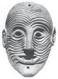 Πήλινο προσωπείο από το ιερό της Ορθίας